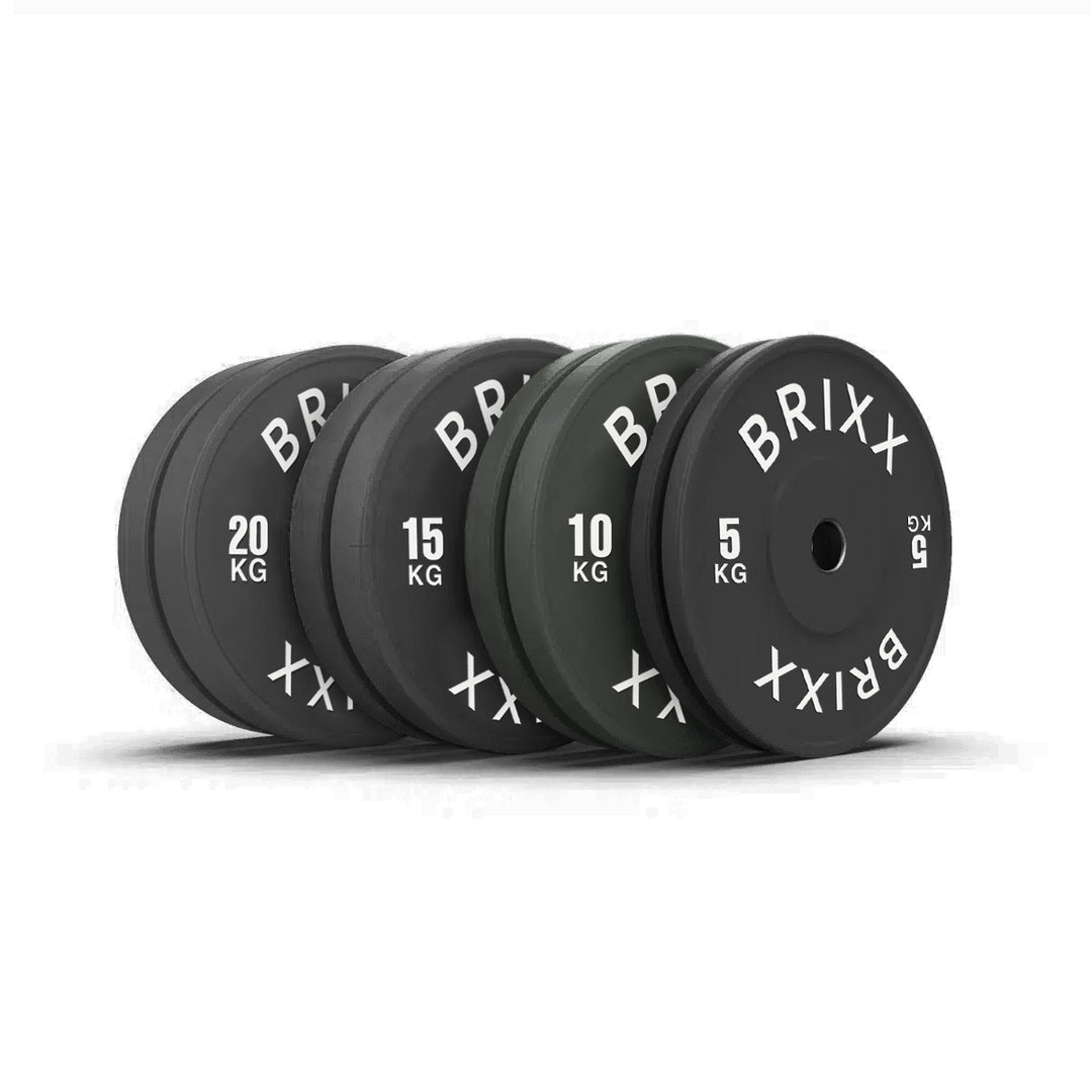 BRIXX Classic Olympic Bumper Plates - 100kg Package