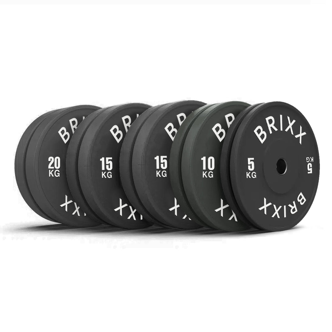 BRIXX Classic Olympic Bumper Plates - 130kg Package