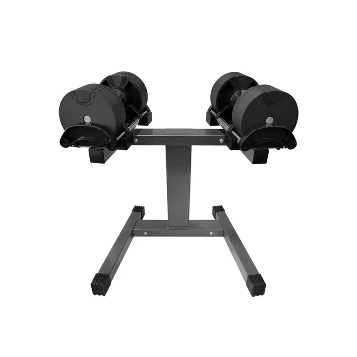 BRIXX 32kg Adjustable Dumbbell Sets, Rack and Adjustable Bench Package