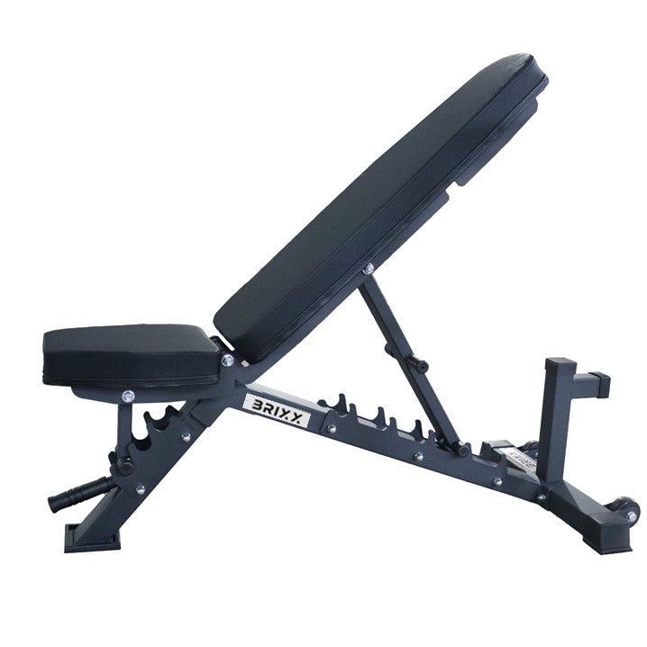 BRIXX 32kg Adjustable Dumbbell Sets, Rack and Adjustable Bench Package - BRIXX FITNESS