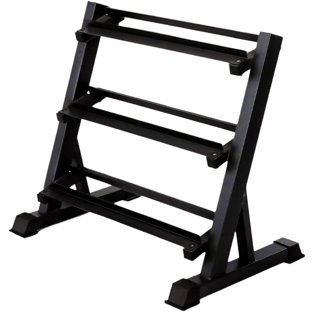 BRIXX Three - Tier Dumbbell Rack (133cm wide) - BRIXX FITNESS
