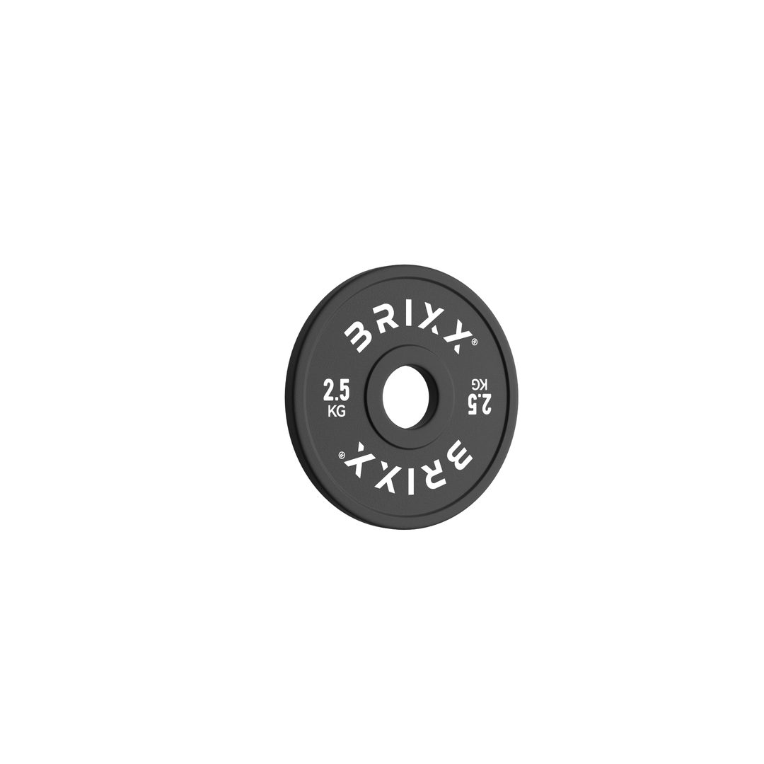 BRIXX PRO Black Olympic Bumper Plates - Pairs