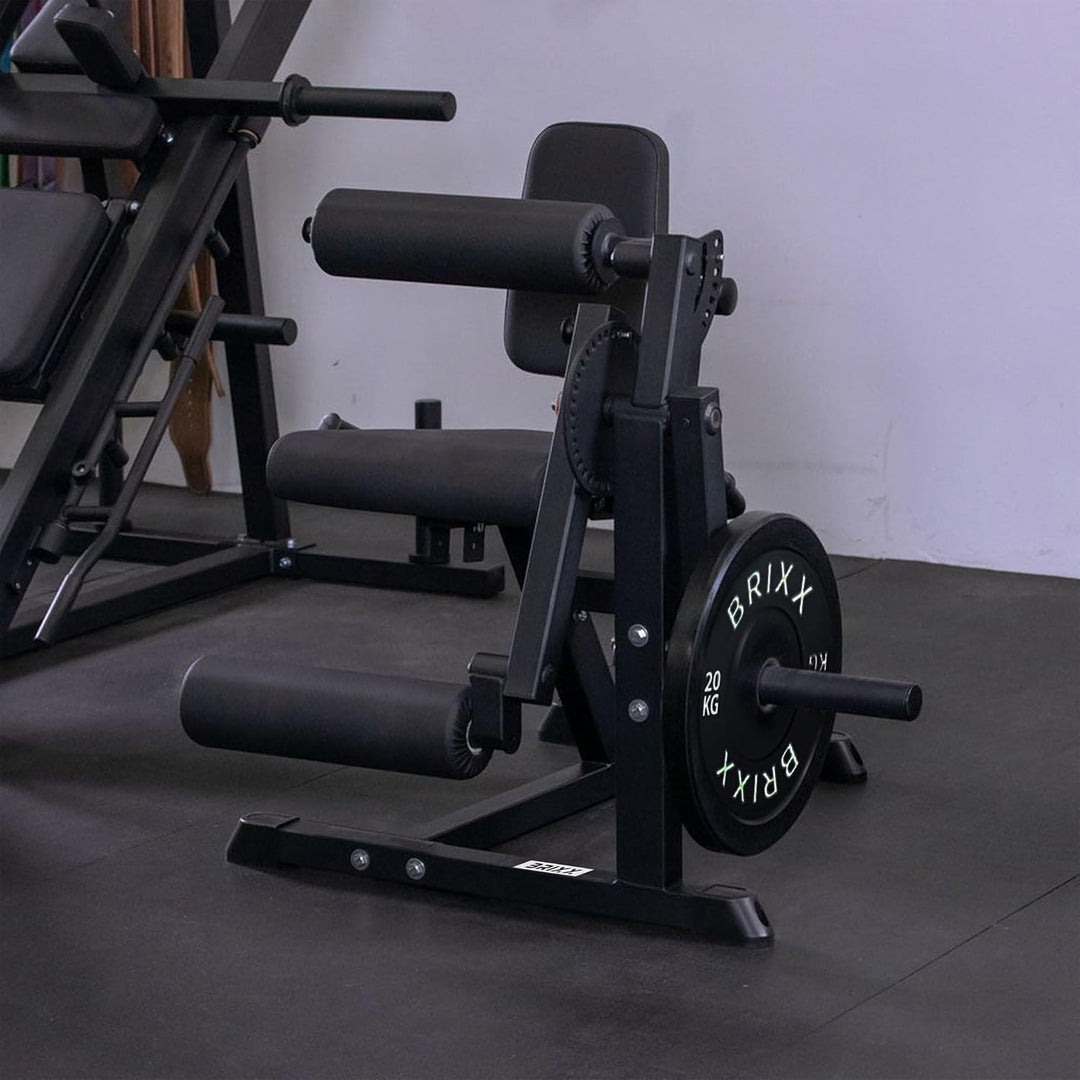 BRIXX Plate-Loaded Leg Extension & Curl Machine