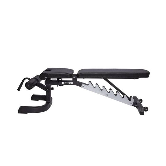 BRIXX Power Bench + Leg Extension and Curl Attachment