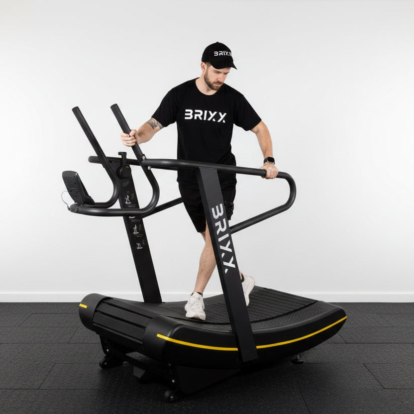 BRIXX Commercial Curved Treadmill - Magnetic Resistance | Pre-Order ETA Late Feb