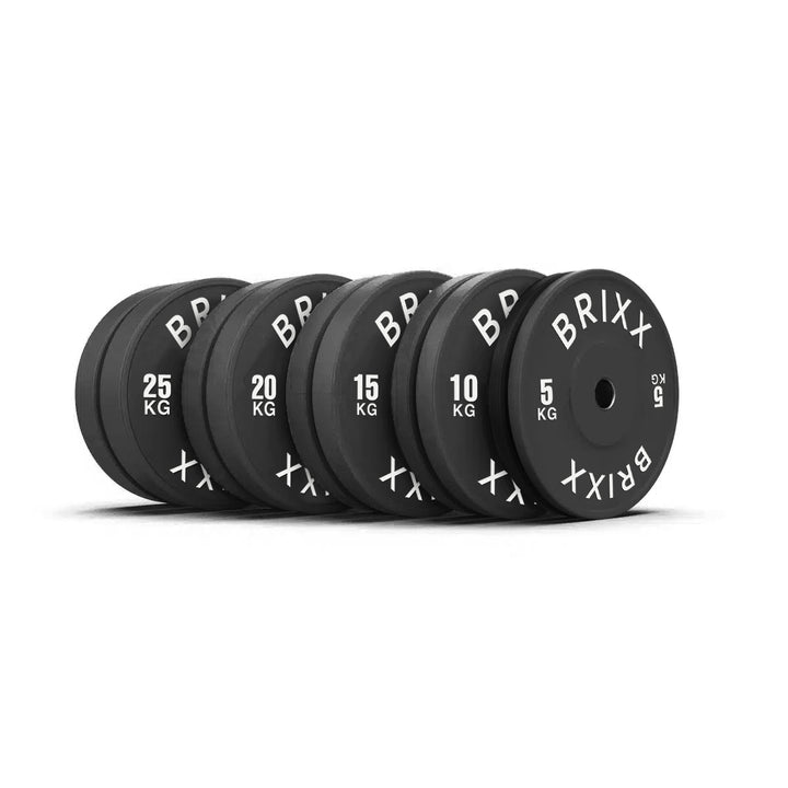 BRIXX Classic Olympic Bumper Plates - 150kg Package
