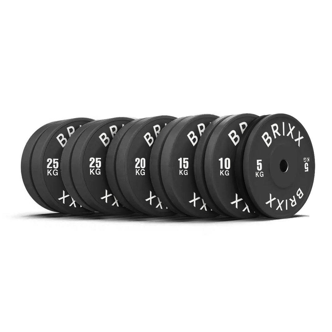 BRIXX Classic Olympic Bumper Plates - 200kg Package
