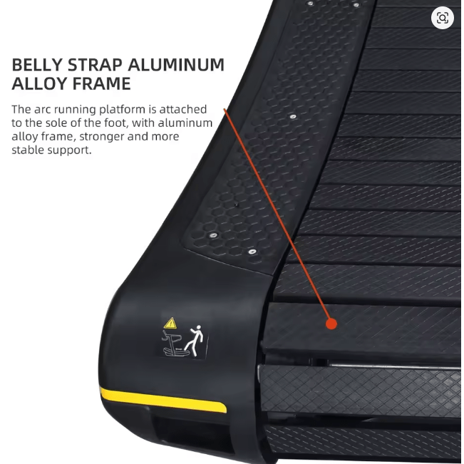 BRIXX Commerical Curved Treadmill - Magnetic Resistance