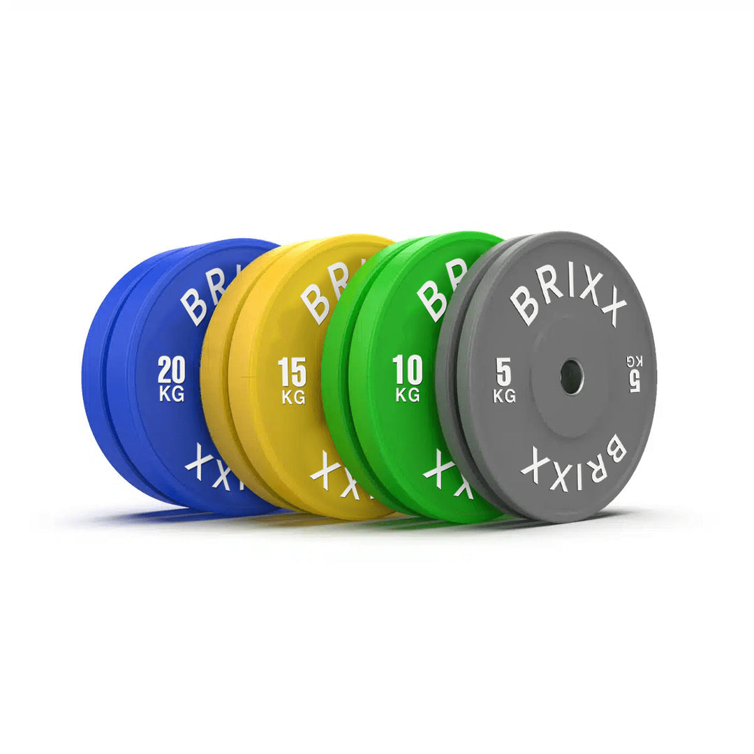 BRIXX Elite Olympic Bumper Plates - 100kg Package