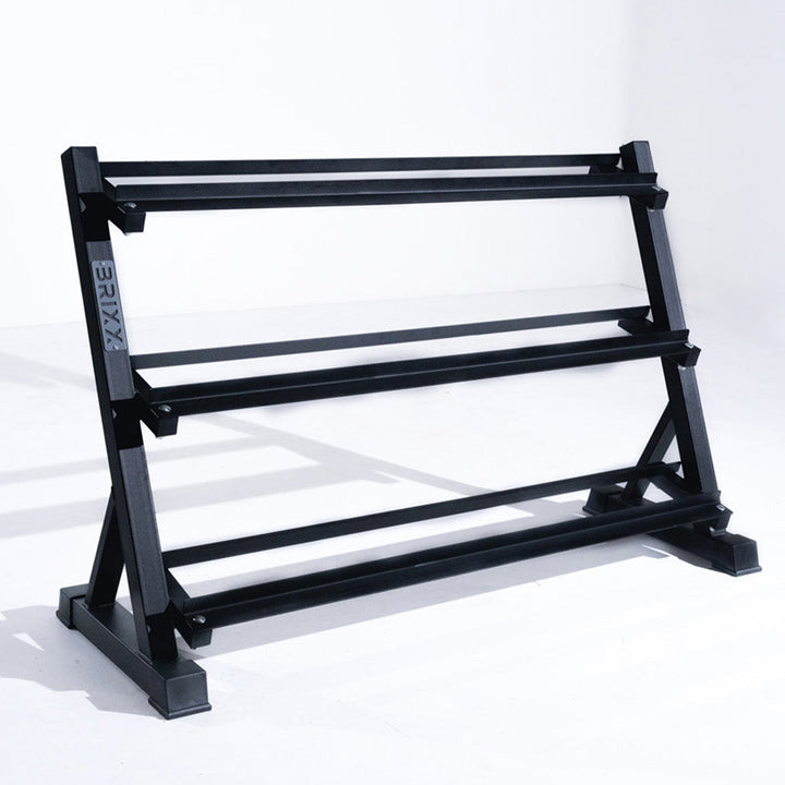 BRIXX 25kg - 40kg Hex Dumbbell & Rack Set | 7 Pairs - 395kg Package