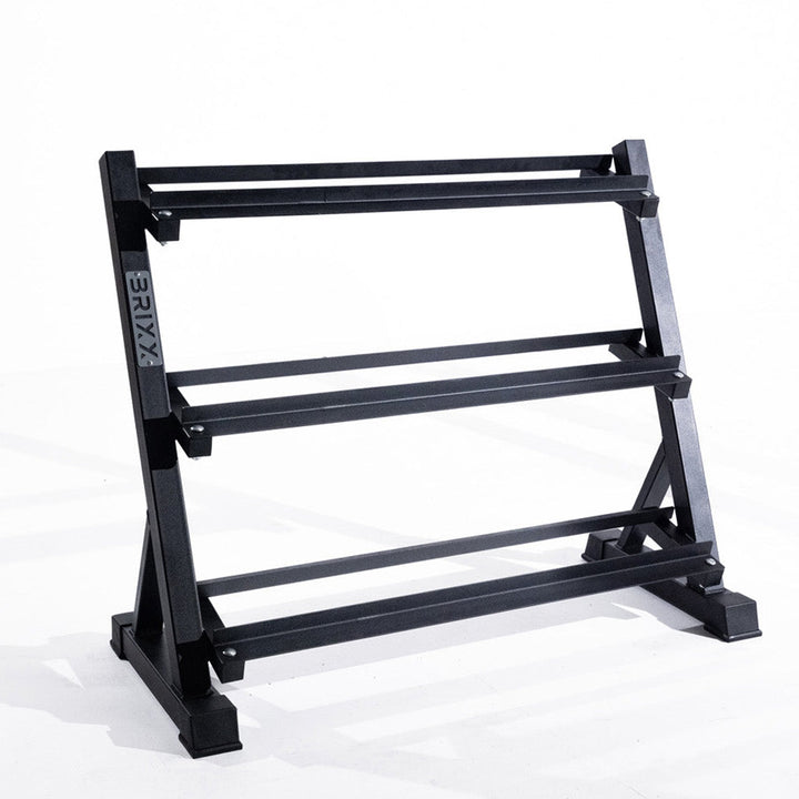 BRIXX Three-Tier Dumbbell Rack (100cm wide)