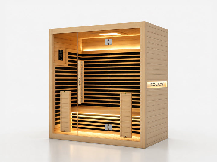 Solace Full Spectrum Infrared Sauna 3 Person side