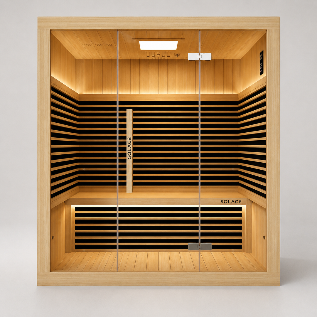 Solace Vantage FAR Infrared Sauna 3 Person front