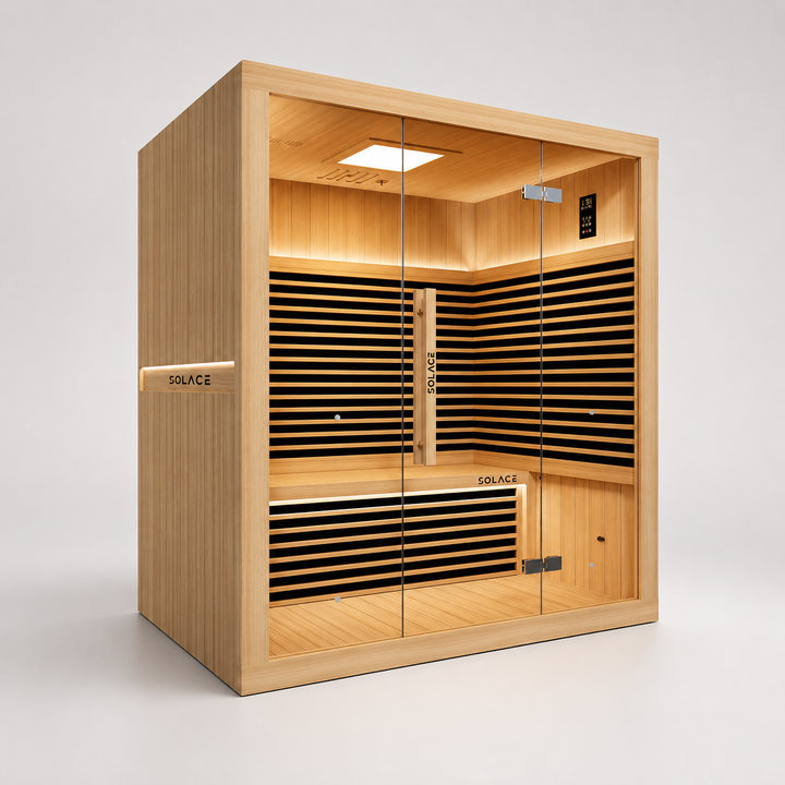 Solace Vantage FAR Infrared Sauna 3 Person interior