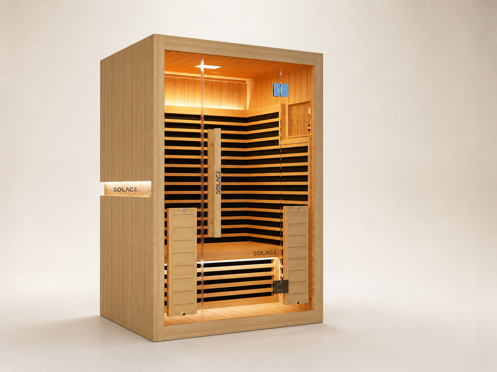 Solace Full Spectrum Infrared Sauna 2 Person side