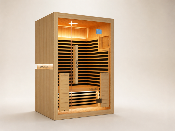 Solace Full Spectrum Infrared Sauna 2 Person side