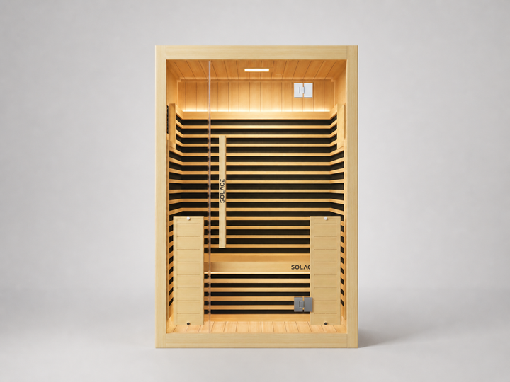 Solace Full Spectrum Infrared Sauna 2 Person front
