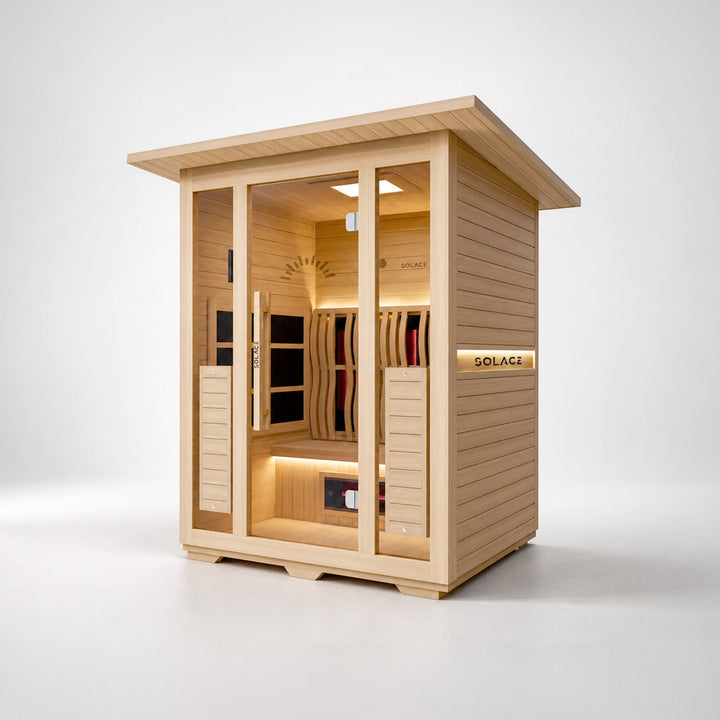 Solace Outdoor Full Spectrum Infrared Sauna side