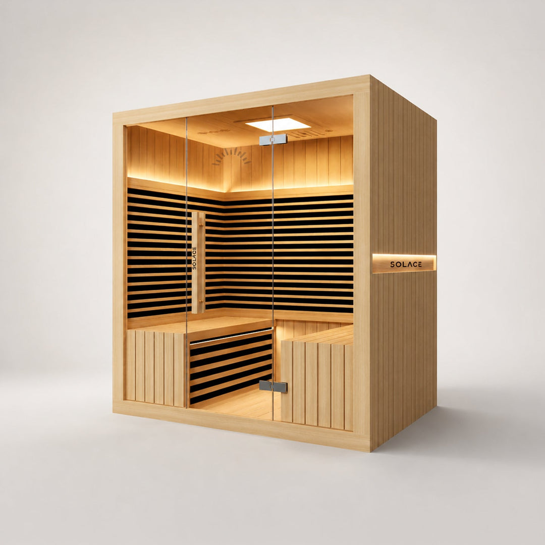 Solace Vantage FAR Infrared Sauna 4 Person left