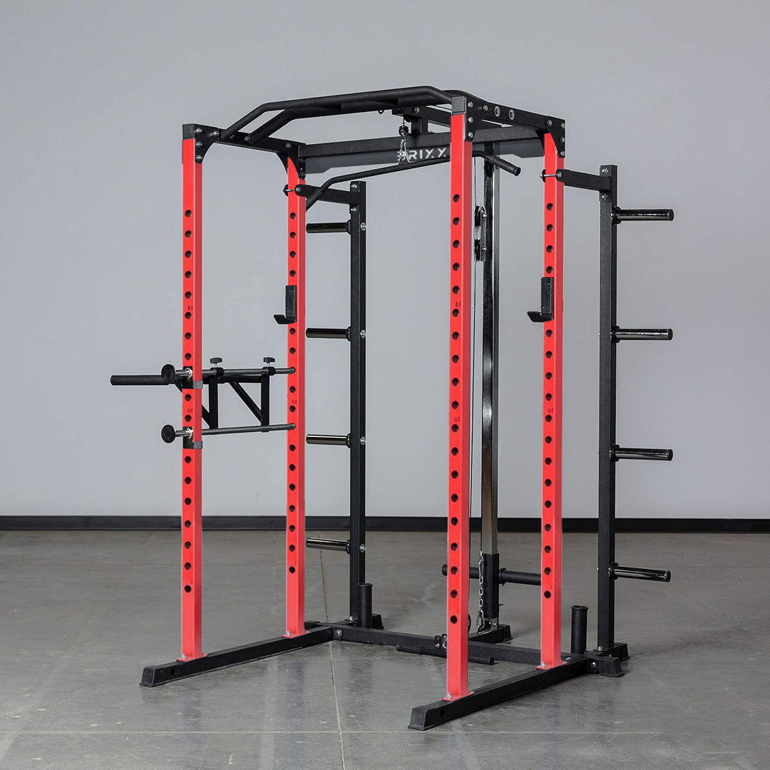 BRIXX Zeus 5000 Power Rack, Bench, Plates & Barbell Package