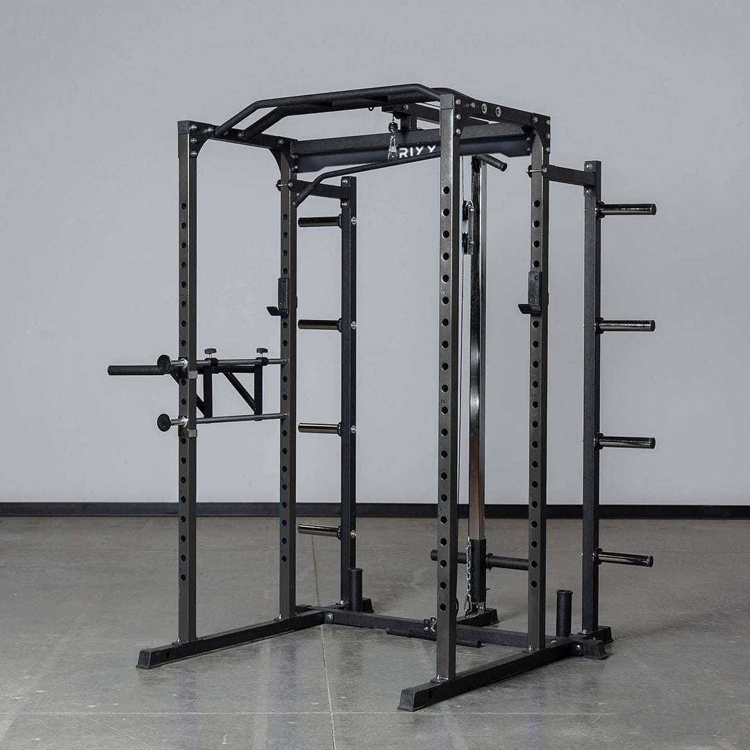 BRIXX Zeus 5000 Power Rack, Bench, Plates & Barbell Package