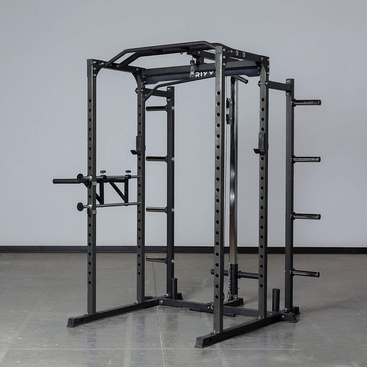 BRIXX Zeus 5000 Power Rack, Bench, Plates & Barbell Package