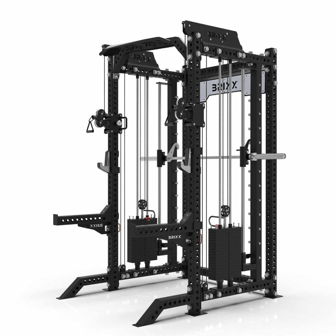 The Apollo Functional Trainer, Bench, Plates & Barbell Package