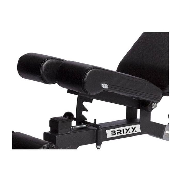 BRIXX Power Bench + Leg Extension and Curl Attachment