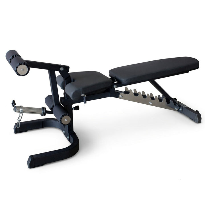 BRIXX Power Bench + Leg Extension and Curl Attachment